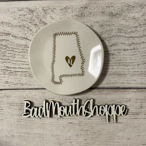 Francesca's Alabama Jewelry Trinket Ceramic Ring Tray